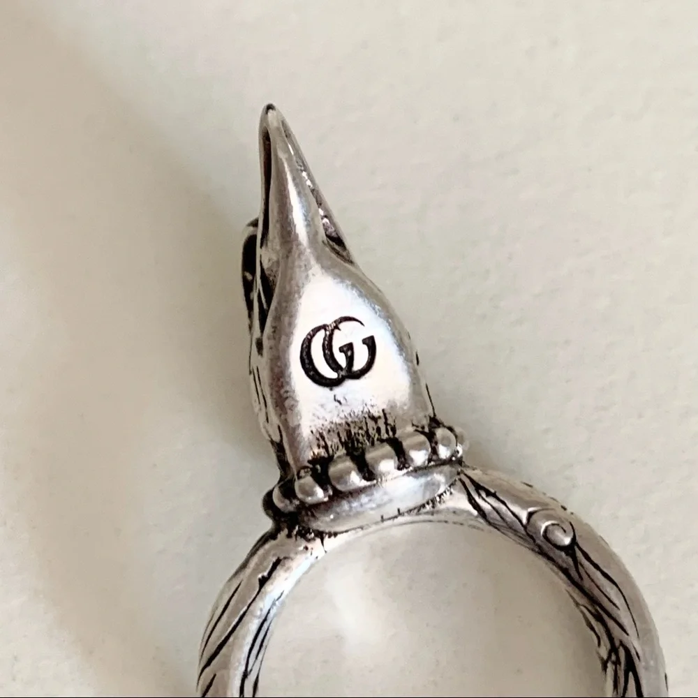 NWOT Gucci sterling silver eagle ring - Picture 3 of 16